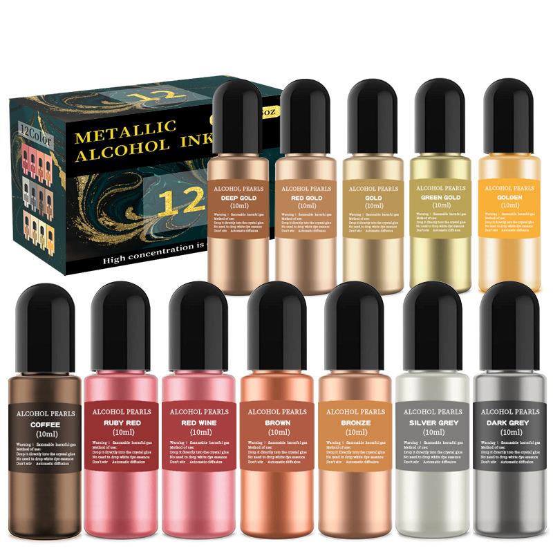 Resin Dye Alcohol - 1 Set Resin Pigment Kit Art
