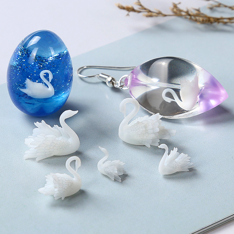 4pcs/lot 3D Micro Swan Landsca - Resin Ocean Wave Mold review and price