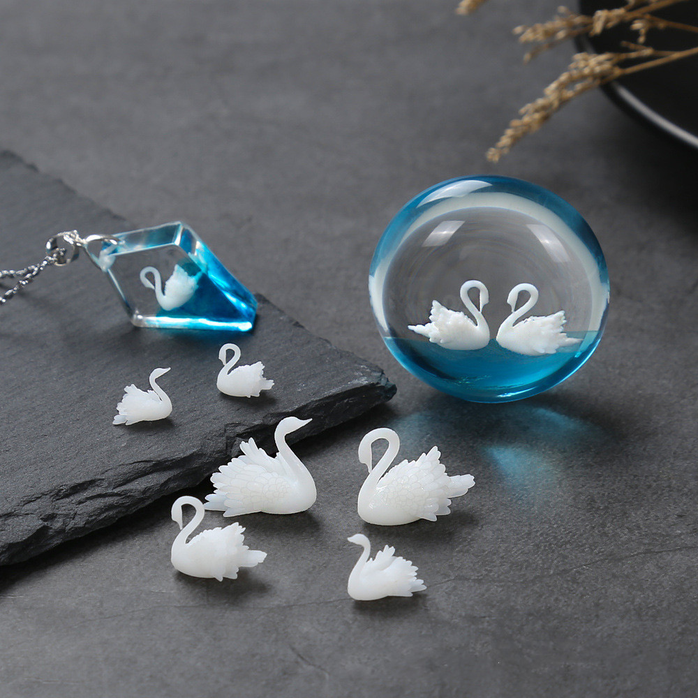 4pcs/lot 3D Micro Swan Landsca - Resin Ocean Wave Mold review and price