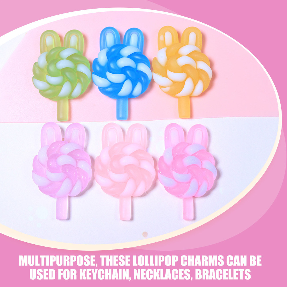 24Pcs Cute Cartoon Lollipop Ch - Resin Craft Supplies review and price