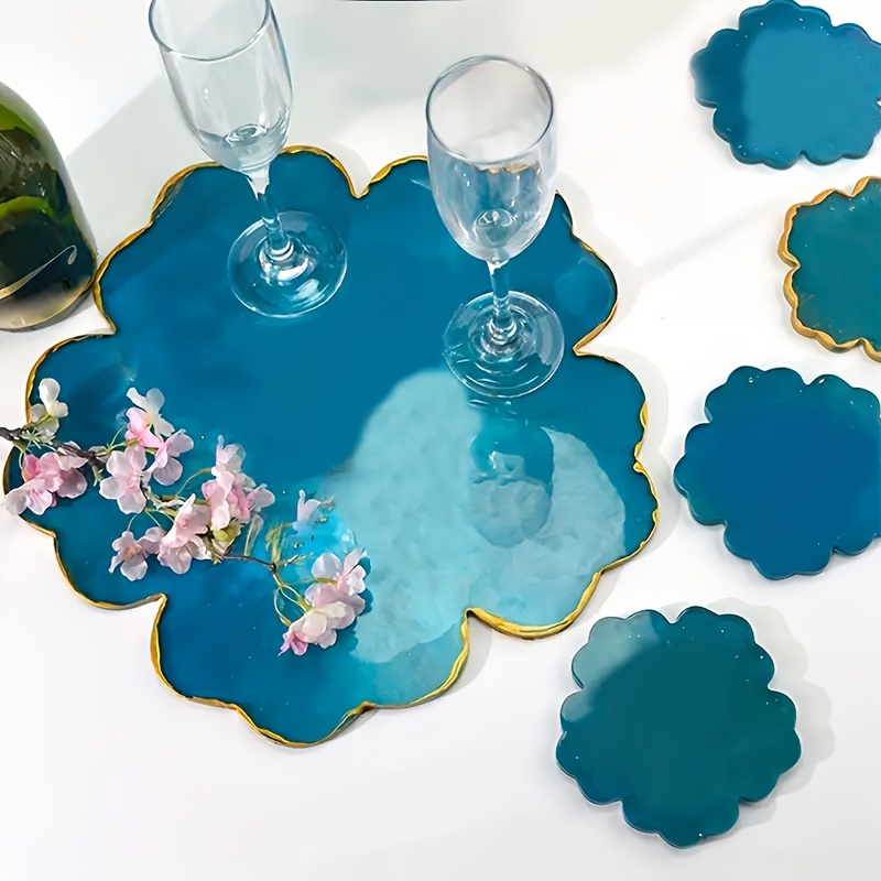 5pcs Mirror Large Flower Small - Silicone Mold Tray review and price