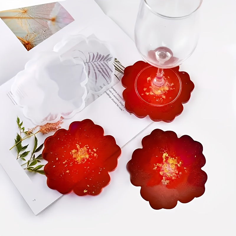 5pcs Mirror Large Flower Small - Silicone Mold Tray review and price