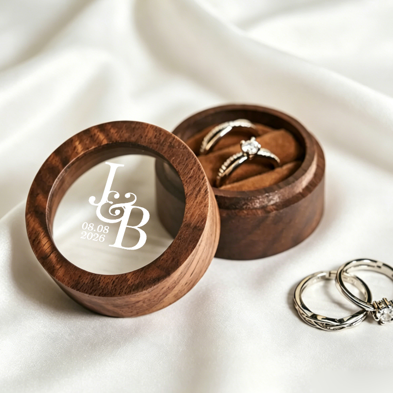 Personalized Wedding Ring Box  - Wood Ring Blank review and price
