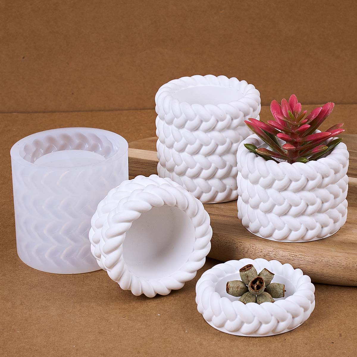1/2/3/4 Floors Hemp Rope Candl - Coaster Mold Round review and price