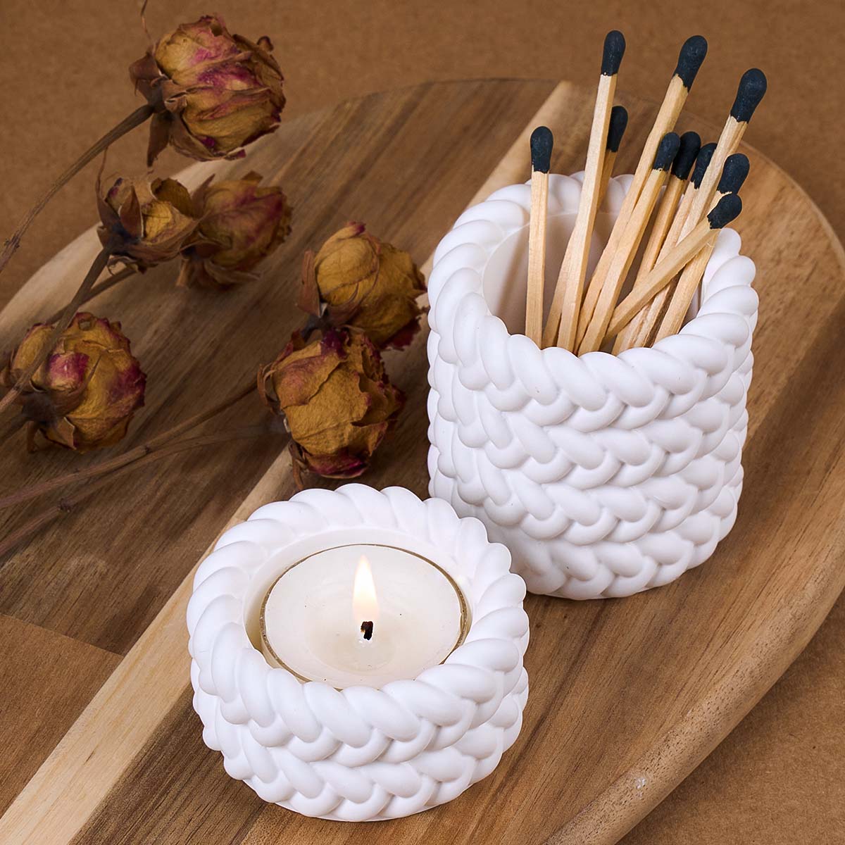 1/2/3/4 Floors Hemp Rope Candl - Coaster Mold Round review and price