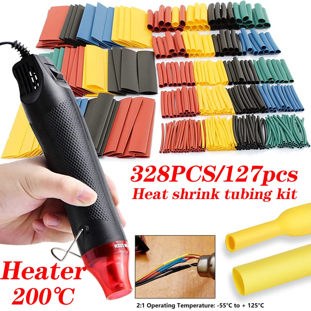 580/530/127PCS Heat Shrink Tub - Heat Gun Small review and price