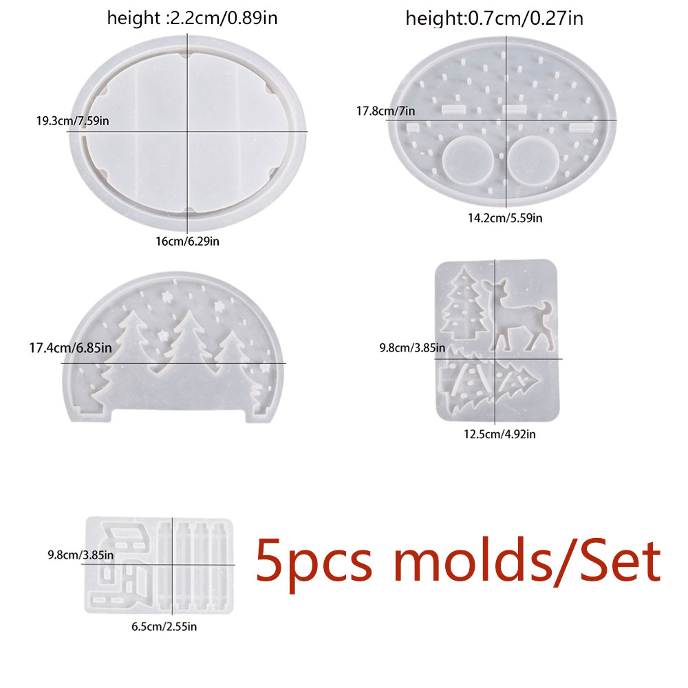 Christmas Elk Tealight Candle  - Silicone Mold Tray review and price