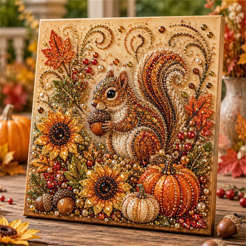 Autumn Diamond Pearl Painting  - Resin Craft For Beginners review and price