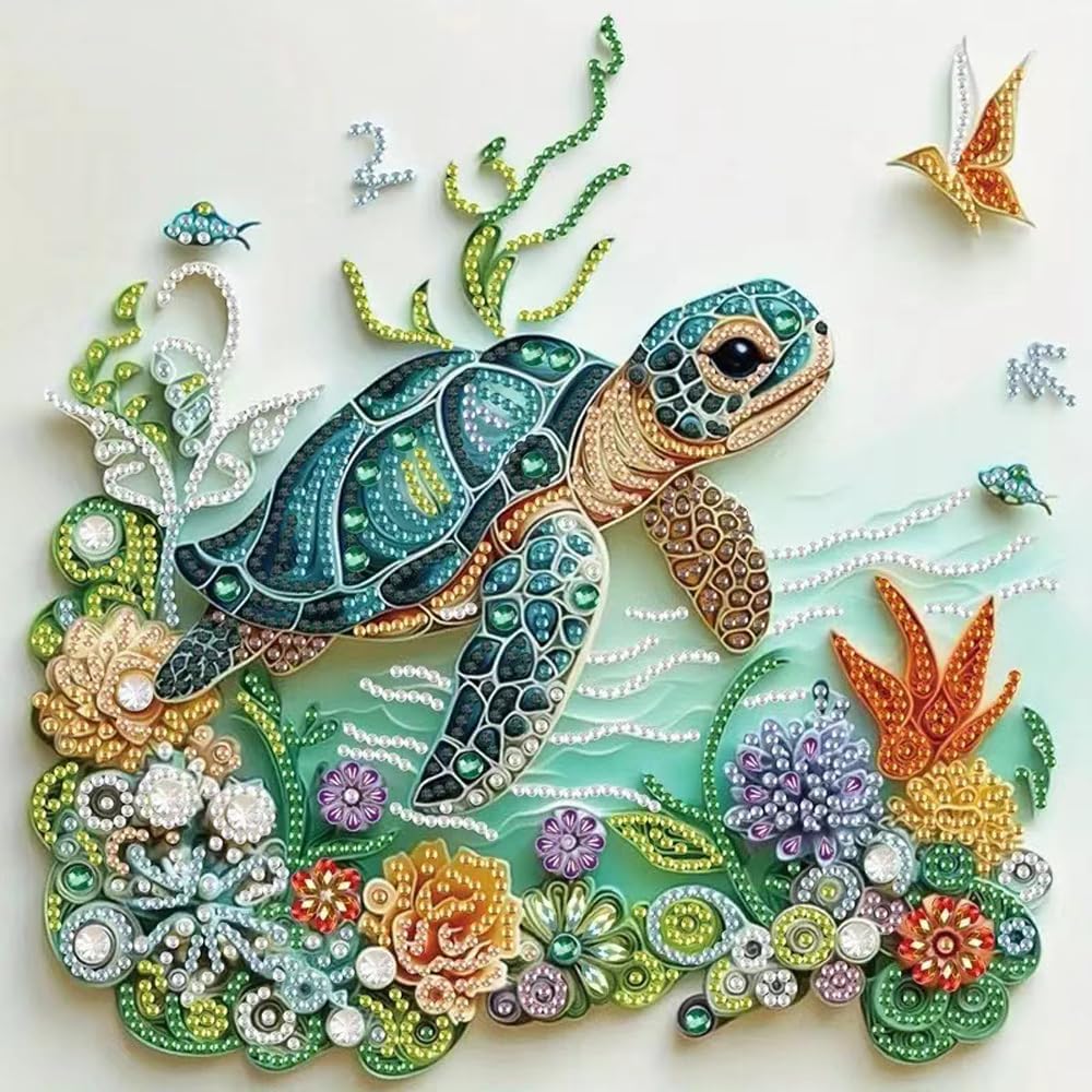 Sea Turtle Animal Diamond Pain - Resin Craft For Beginners review and price