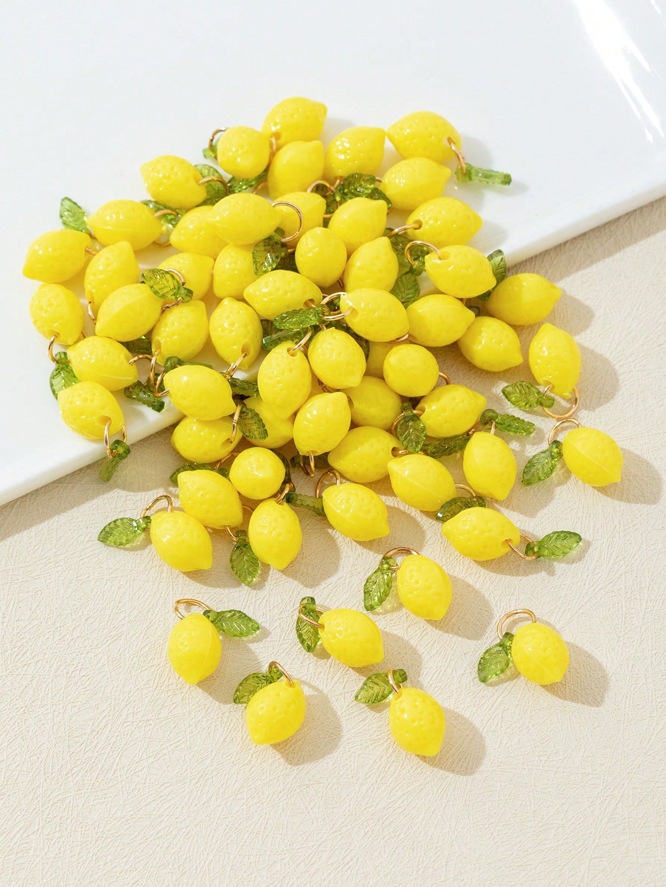 10Pcs 3D Lemon Resin Charms Pe - Resin Craft Material review and price
