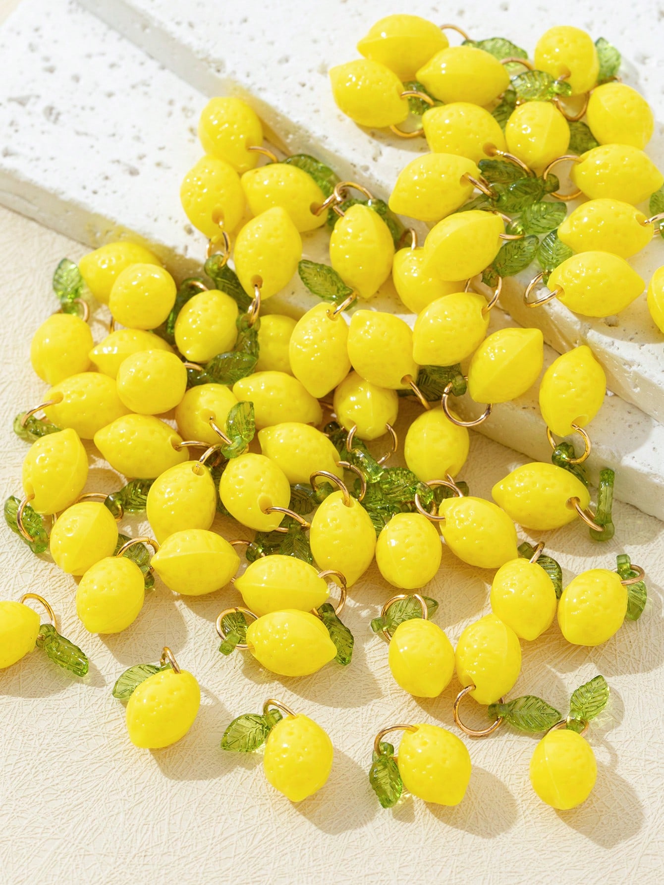 10Pcs 3D Lemon Resin Charms Pe - Resin Craft Material review and price