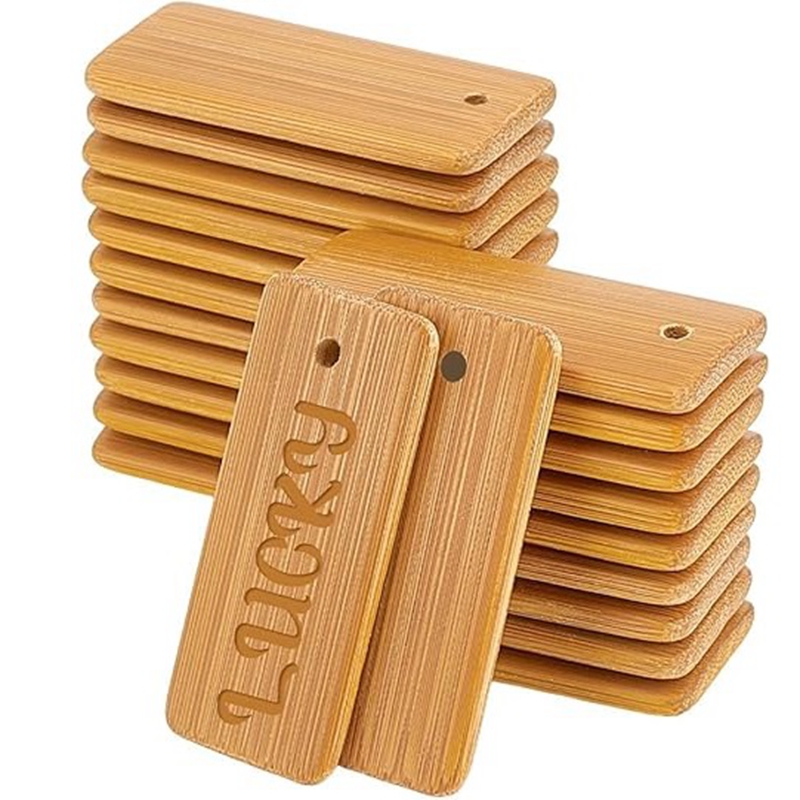 50pcs Wooden Tags Key Ring Bla - Wood Ring Blank review and price