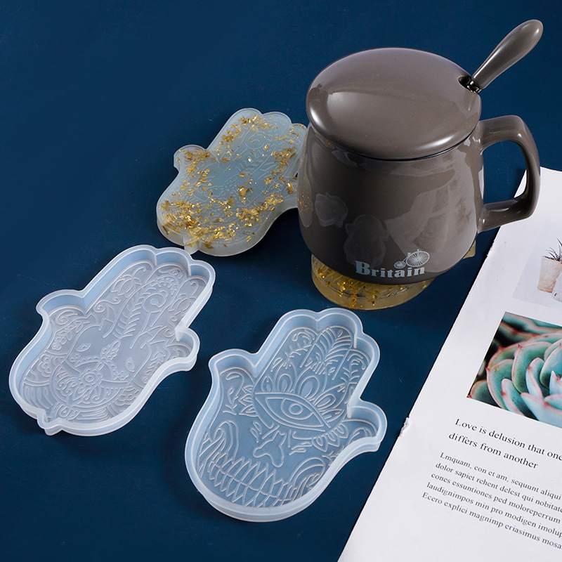 1 Pcs DIY Coaster Hand of Fati - Silicone Mold Tray review and price