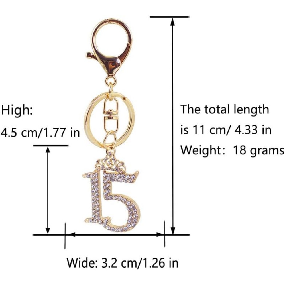 Glittering Number 15 Rhineston - Resin Glitter Pack review and price