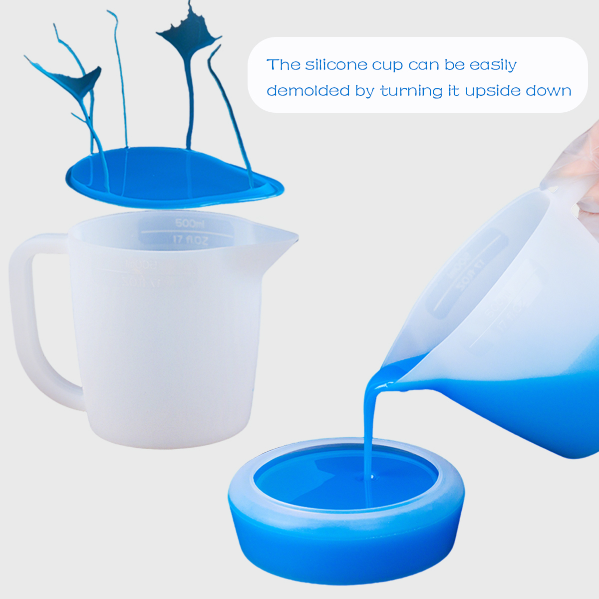 500ML Silicone Measuring Cup w - Mixing Cup Silicone review and price