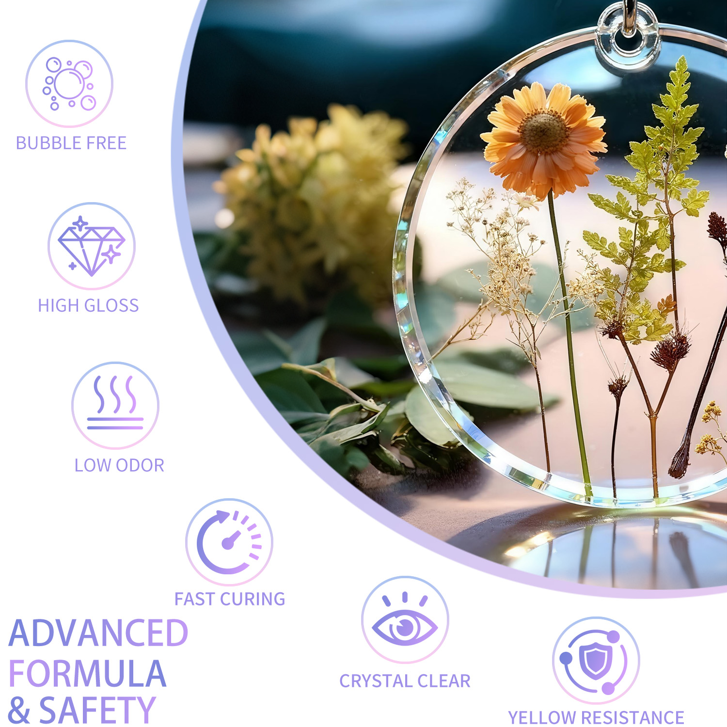 200g UV Resin Crystal Clear Ha - Epoxy Uv Resin Kit review and price