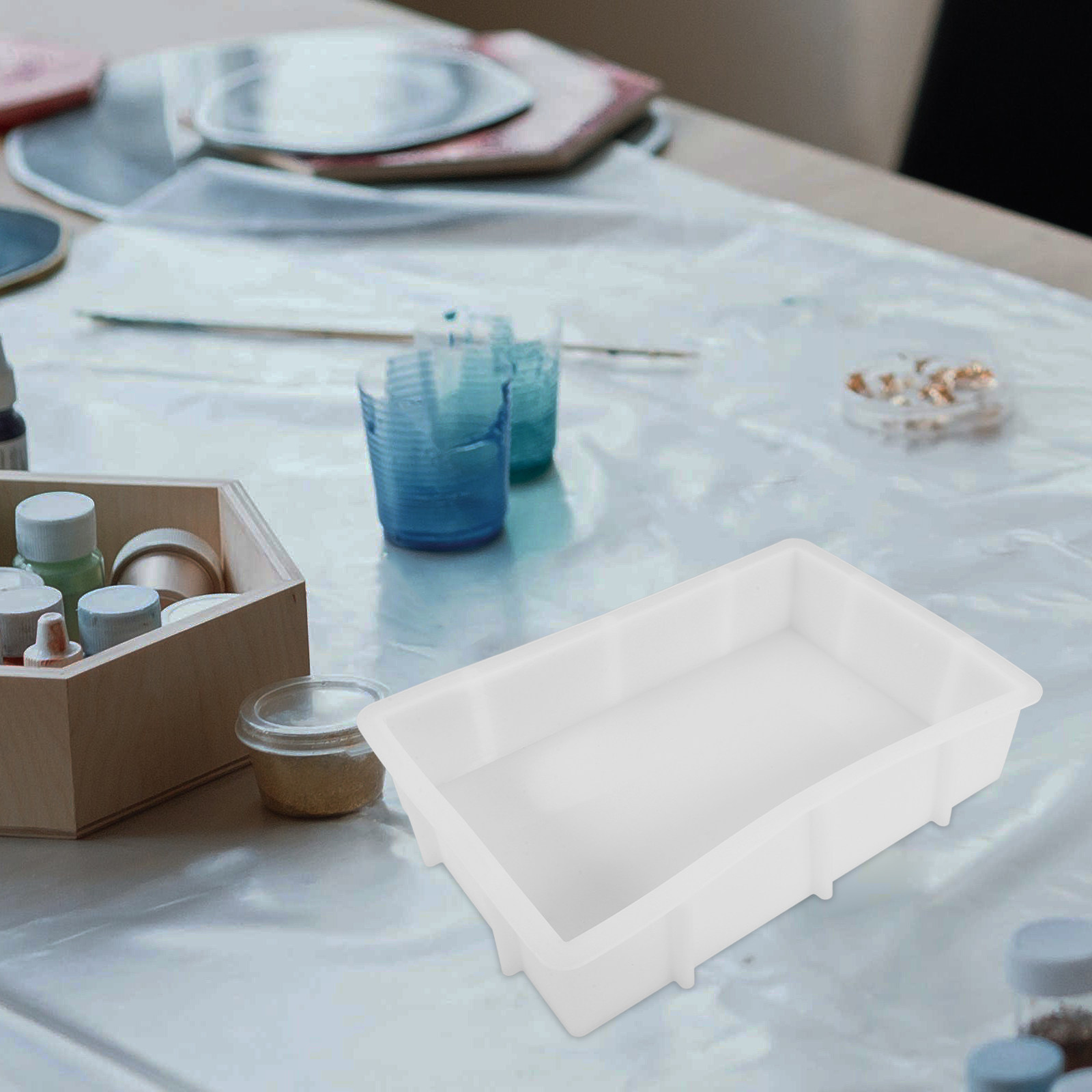 Large Rectangle Resin Silicone - Silicone Mold Tray review and price