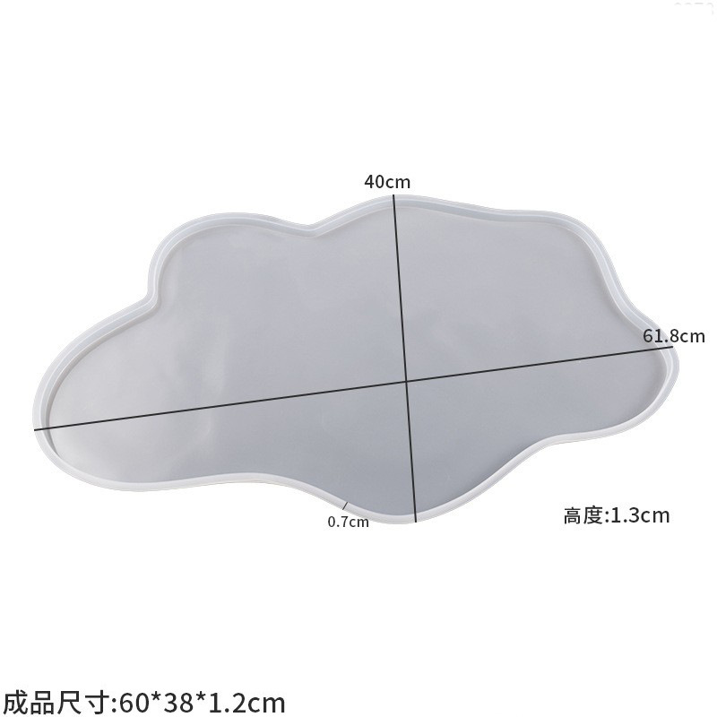 Large 61cm Irregular tray epox - Resin Ocean Wave Mold review and price