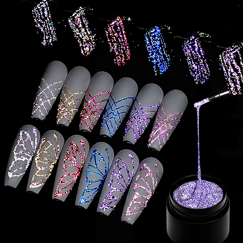 6Pcs/Set Reflective Glitter Sp - Resin Glitter Pack review and price