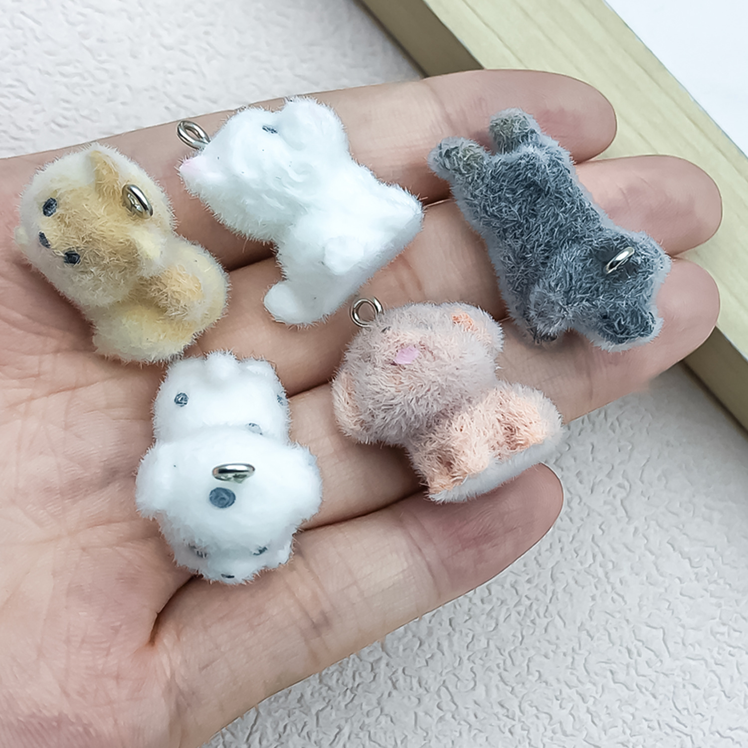 5pcs&1pc Flocked Resin Animal  - Resin Craft Kit review and price