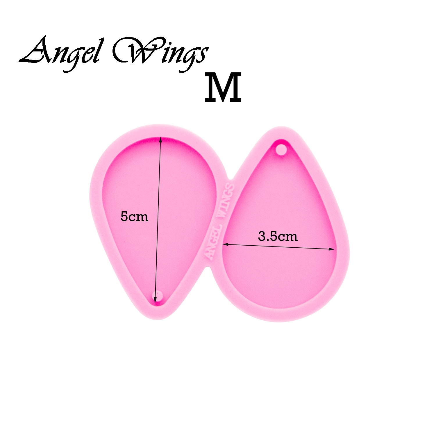 Shiny Tear Drop Hoop Earrings  - Geode Mold Silicone review and price