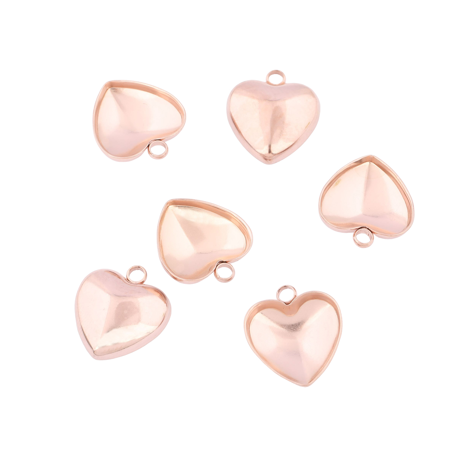 20pcs Stainless Steel 12mm Hea - Bezels Set Pendant review and price
