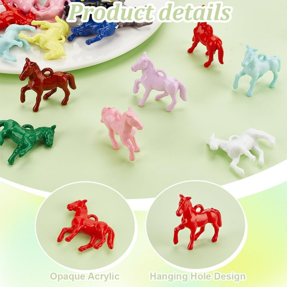 48pcs Opaque Acrylic Pendants  - Resin Craft Kit review and price