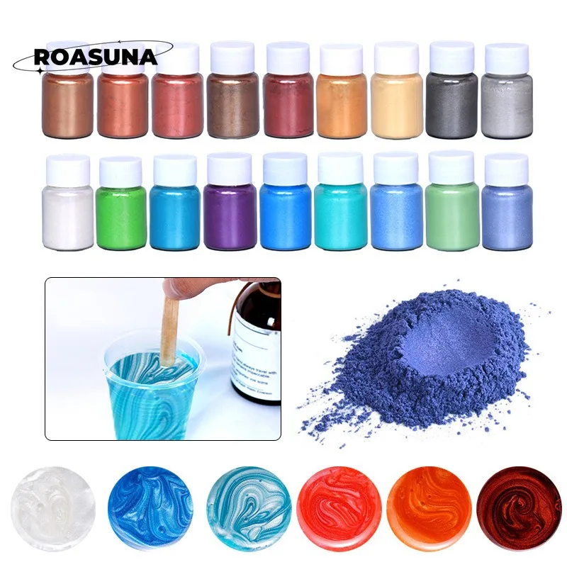 24 Colors Mica Pearl Powder fo - Resin Pigment Set review and price
