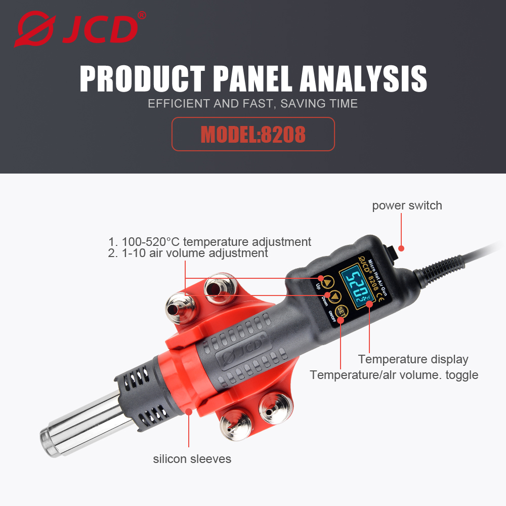 JCD 750W Micro Heat Gun Rework - Heat Gun Small review and price