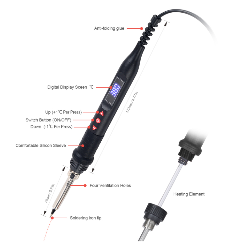 JCD 750W Micro Heat Gun Rework - Heat Gun Small review and price