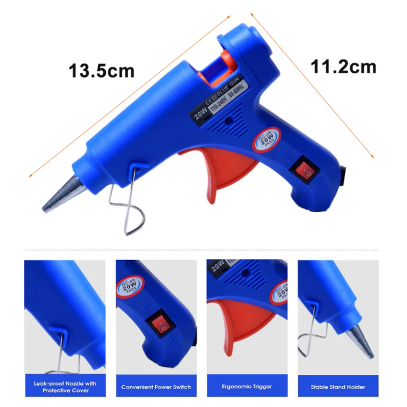 20W EU Plug glue gun.30pcs/10p - Heat Gun Small review and price