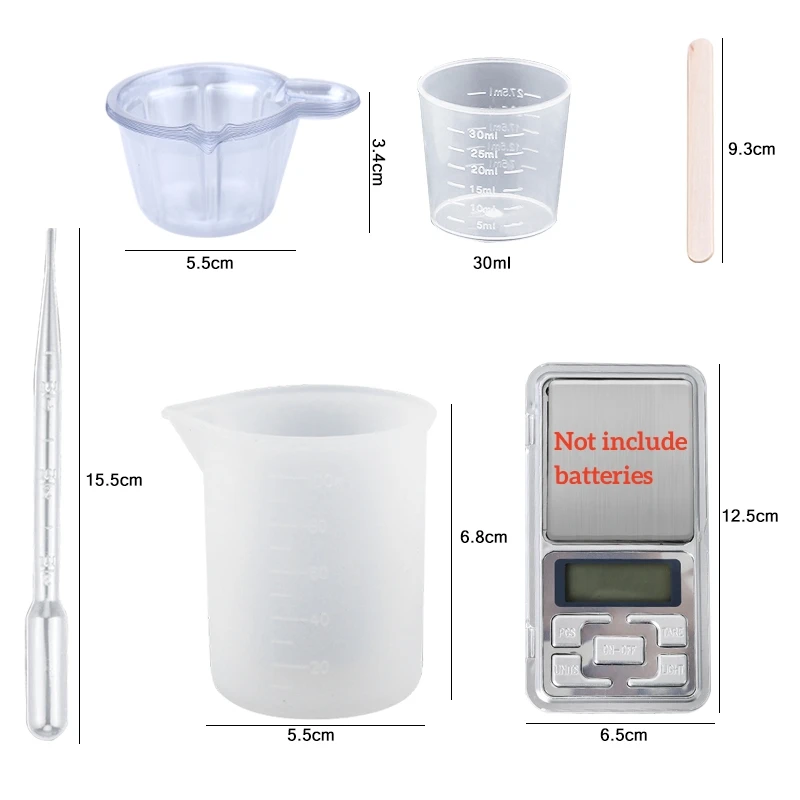 Epoxy Resin Kit Crystal Clear  - Mixing Cup Silicone review and price