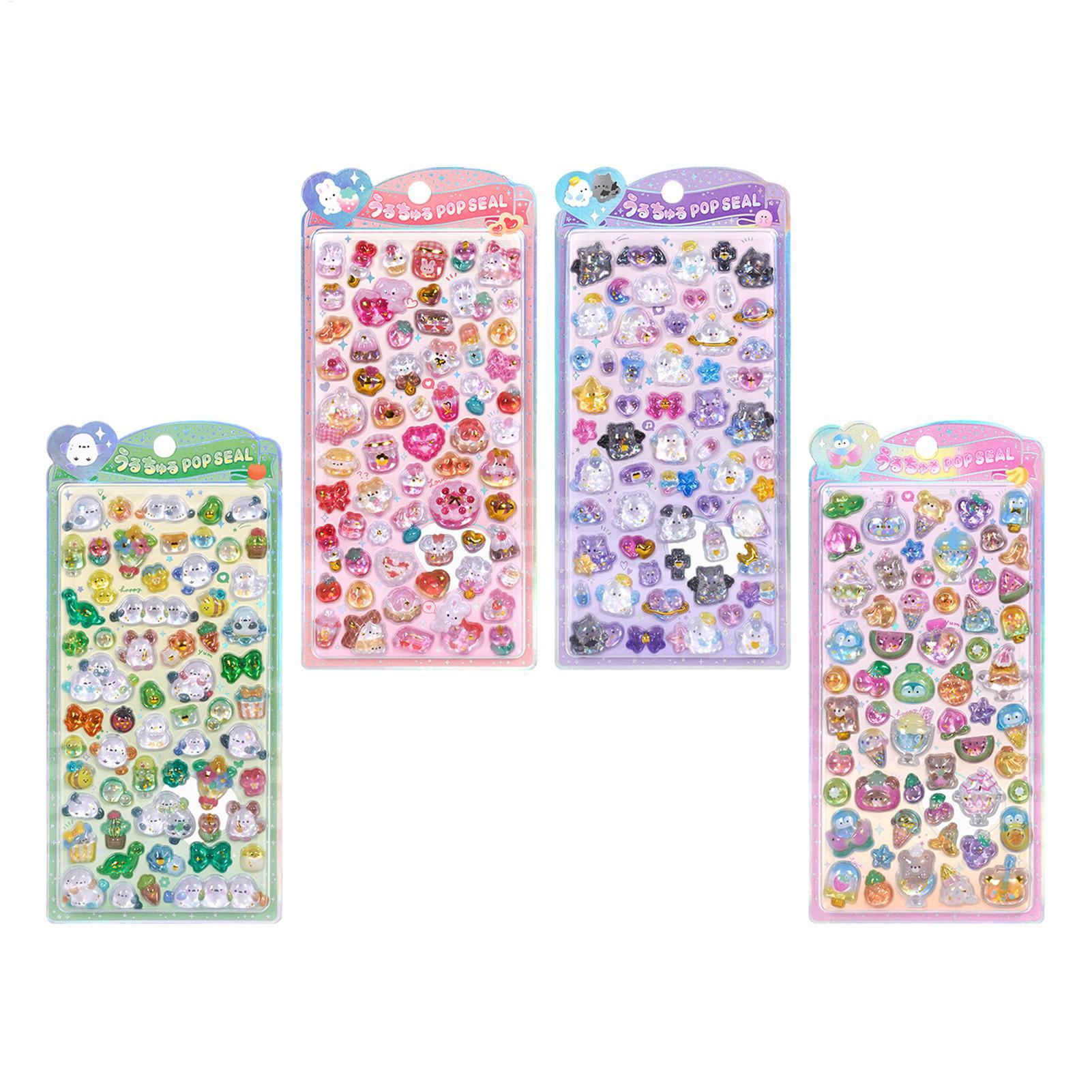 Cute Sticker Pack 3D Glitter S - Resin Glitter Pack review and price
