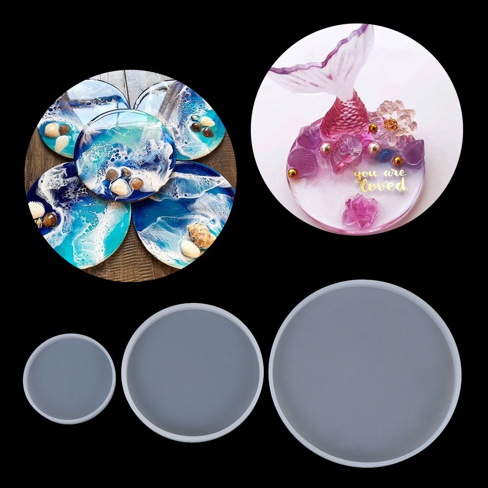 DIY Craft Silicone Fluid Arts  - Coaster Mold Round review and price