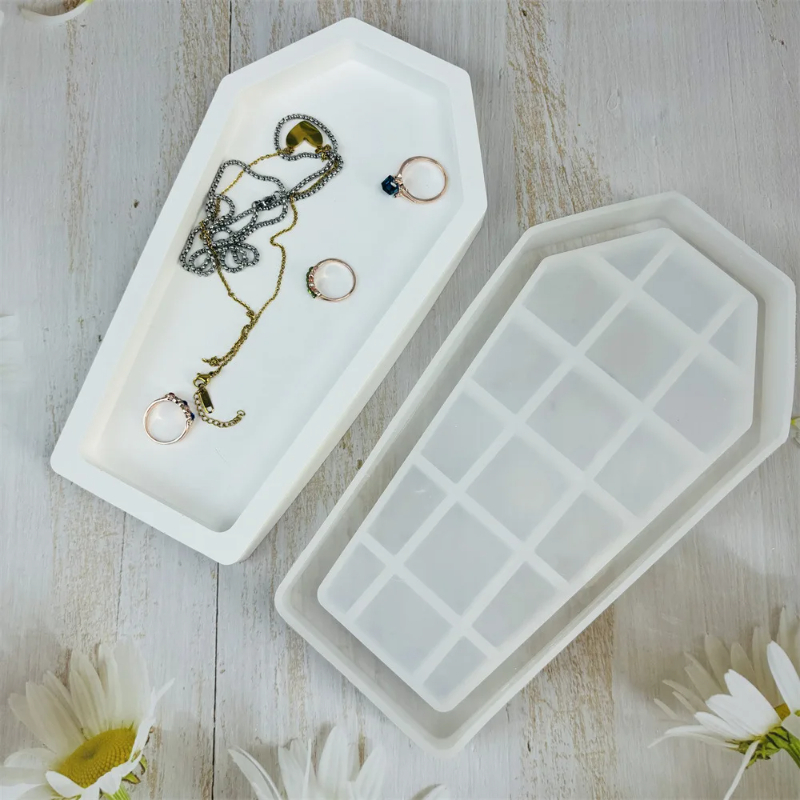 Halloween Coffin Resin Mold Tr - Serving Tray Mold review and price