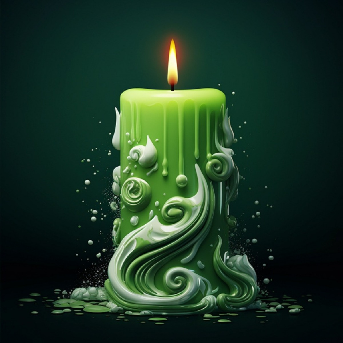 geometry Carved Cylindrical Si - Resin Ocean Wave Mold review and price
