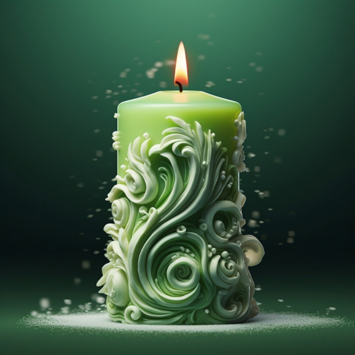 geometry Carved Cylindrical Si - Resin Ocean Wave Mold review and price