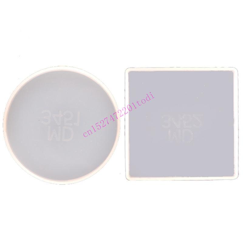 2Pcs Round Square Resin Mold G - Geode Mold Silicone review and price