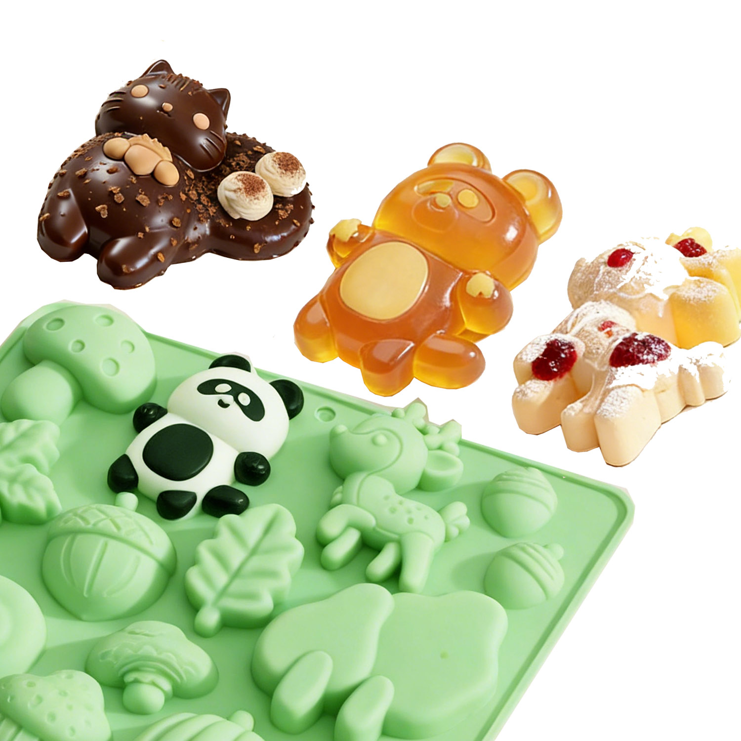 1 Silicone Cake Mold in the Sh - Resin Craft Material review and price