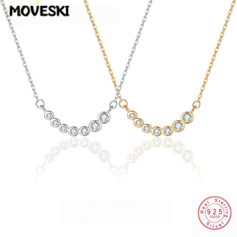 MOVESKI Bezel Set Round Moissa - Bezels Set Pendant review and price