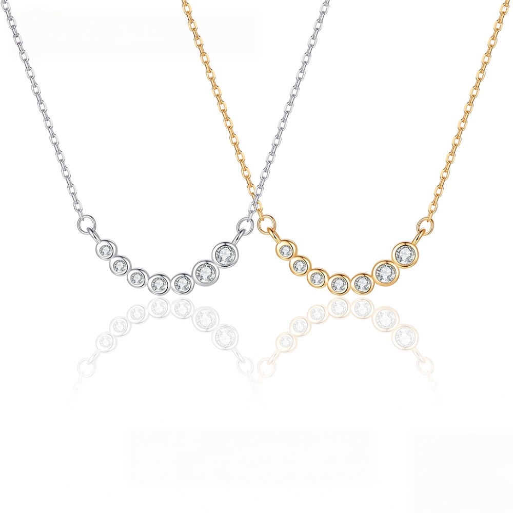 MOVESKI Bezel Set Round Moissa - Bezels Set Pendant review and price