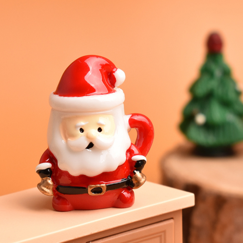 Mini Santa Teacup Ornament - R - Resin Craft Supplies review and price