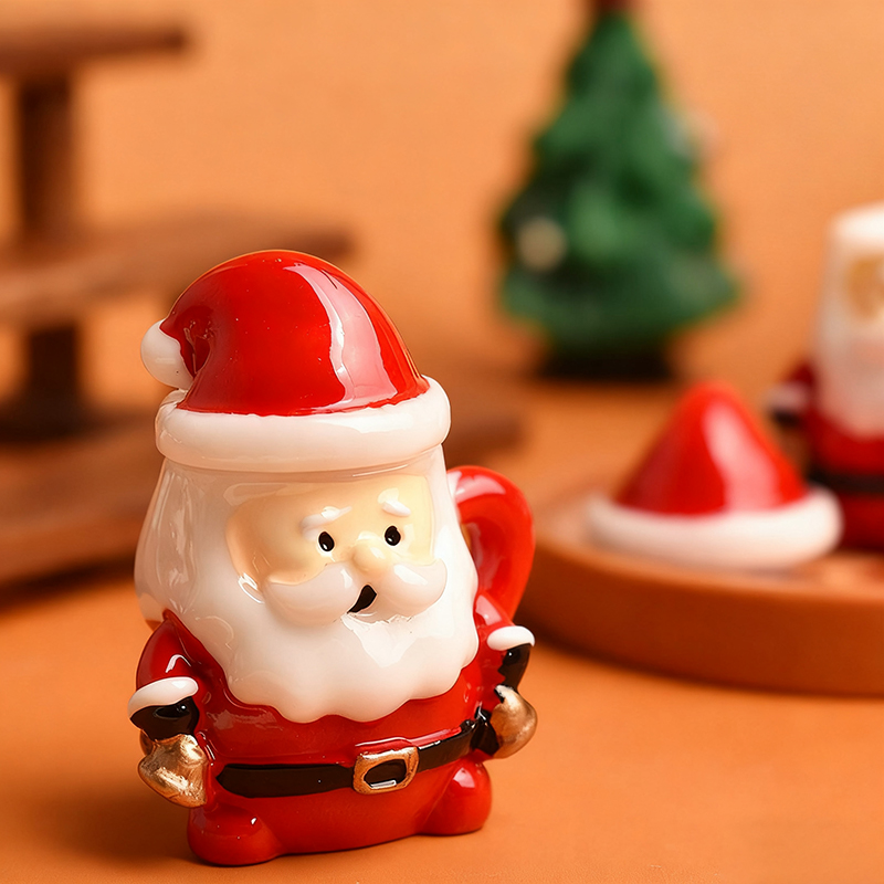Mini Santa Teacup Ornament - R - Resin Craft Supplies review and price