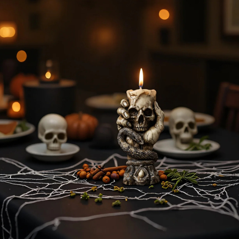 Halloween Skull Aroma Candle S - Resin Craft Workshop review and price