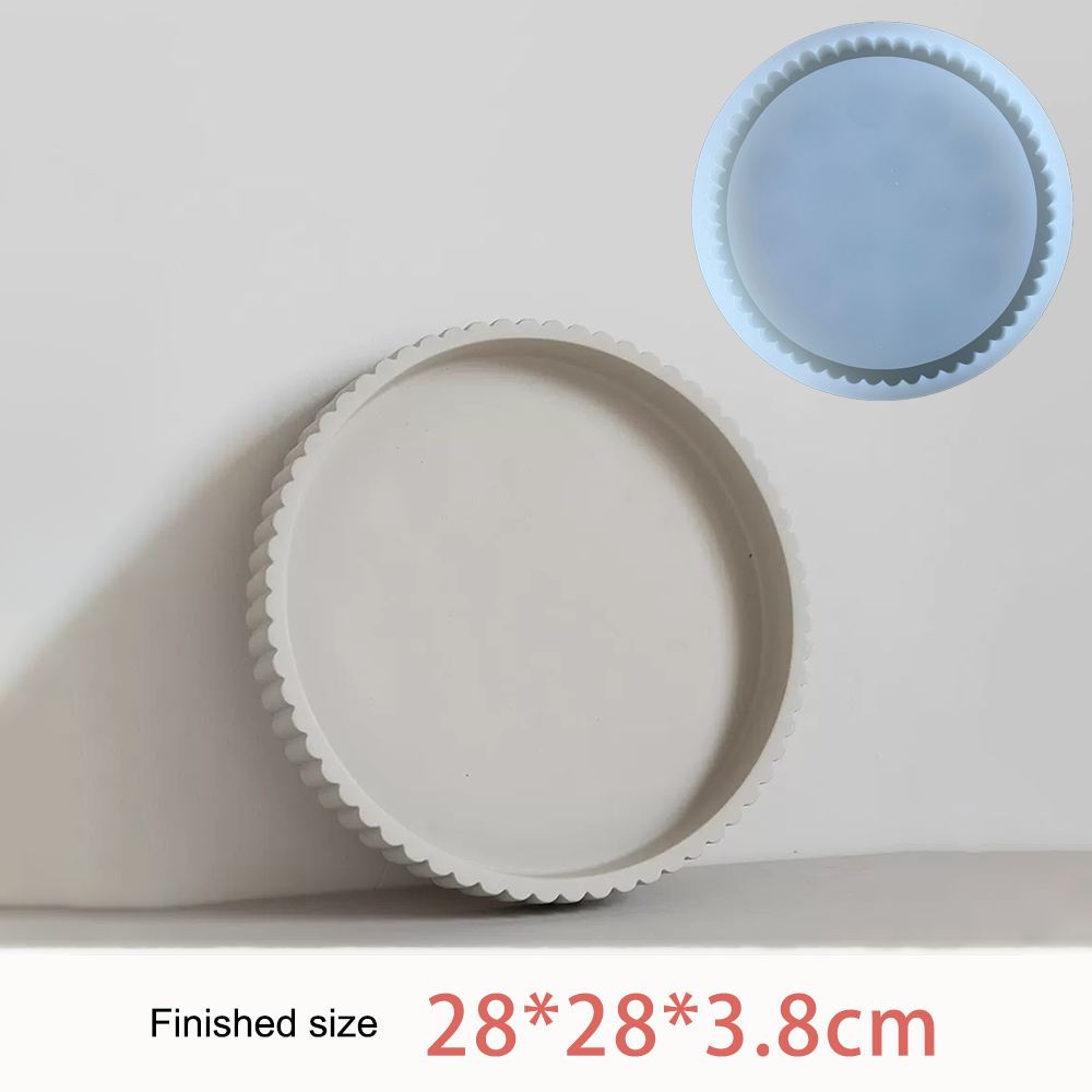 Round Decorative Concrete Tray - Coaster Mold Round review and price