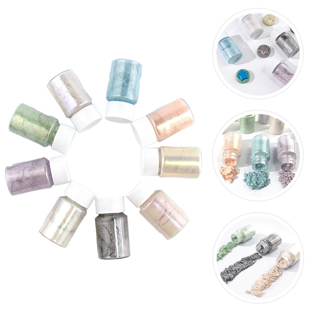 9Pcs Exquisite Mica Pigment Po - Resin Pigment Set review and price