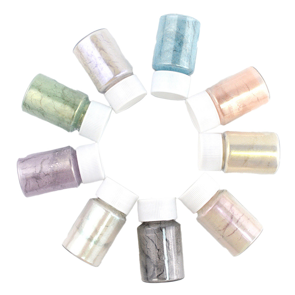 9Pcs Exquisite Mica Pigment Po - Resin Pigment Set review and price