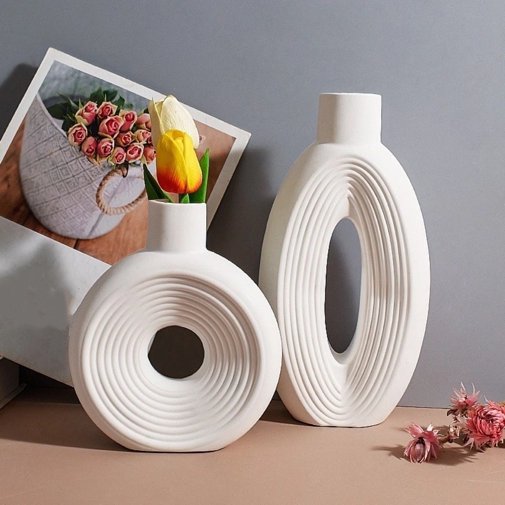 Oval Stripe Silicone Vase Mold - Resin Craft Workshop review and price