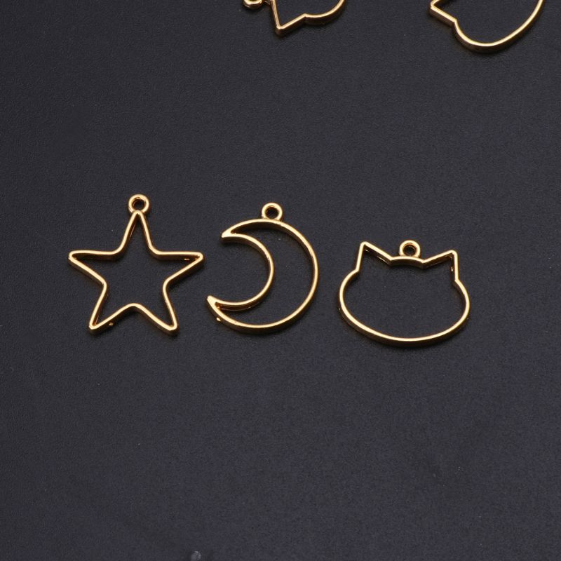 90 Pieces Mini Geometric Frame - Bezels Set Pendant review and price