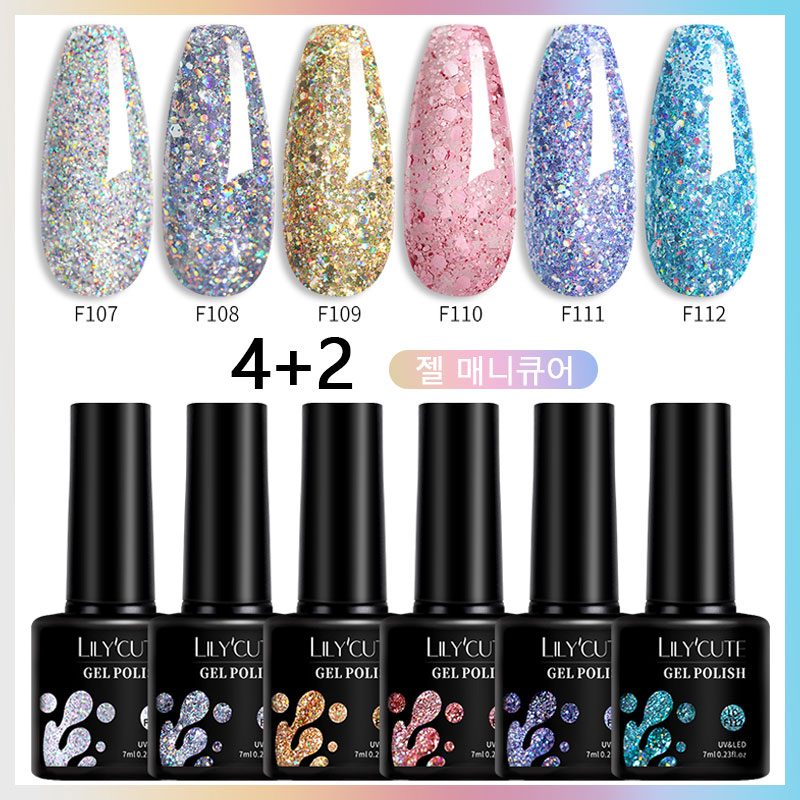 LILYCUTE 7ml 6Pcs/Set Glitter  - Resin Glitter Pack review and price